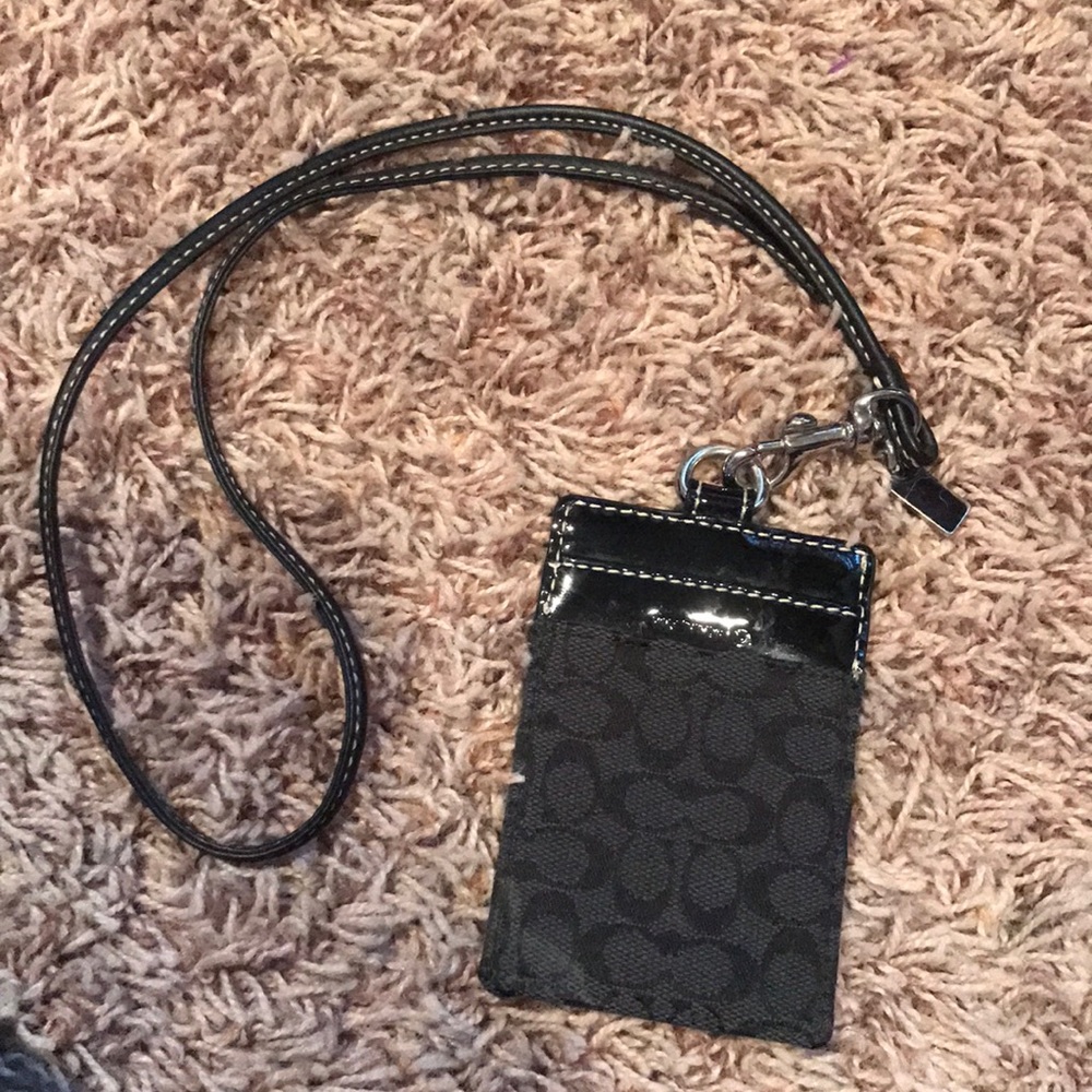 Black Coach id holder